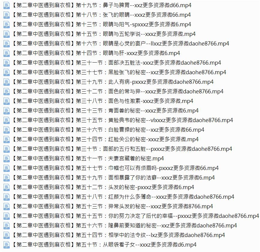 望诊课程原始资料图片第5