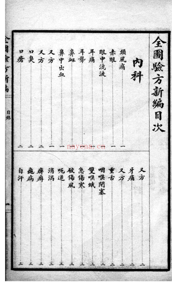 《全图验方新编》华佗仙师秘传