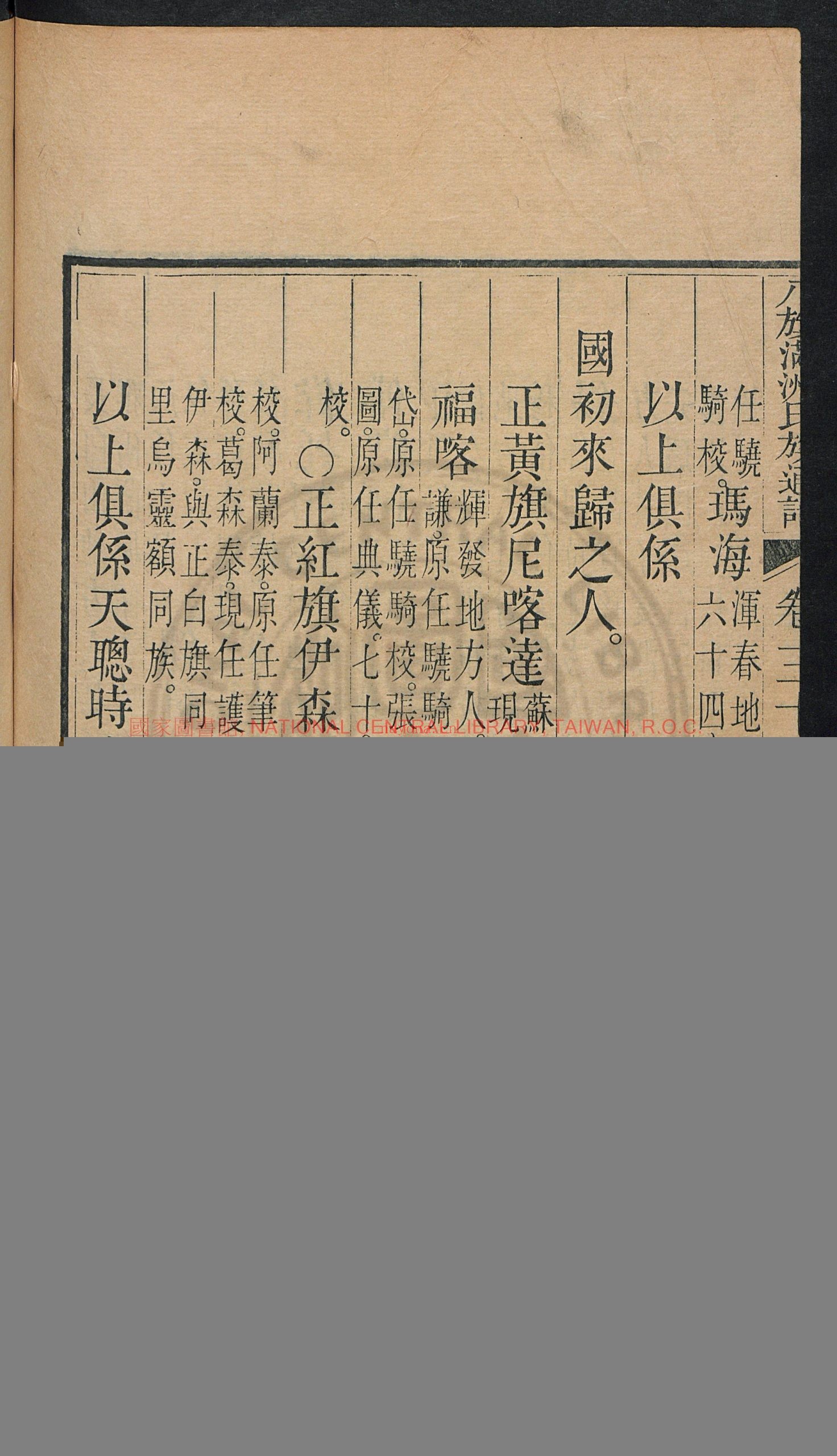 八旗满洲氏族通谱80卷_鄂尔泰_徐元梦_弘书_吕炽