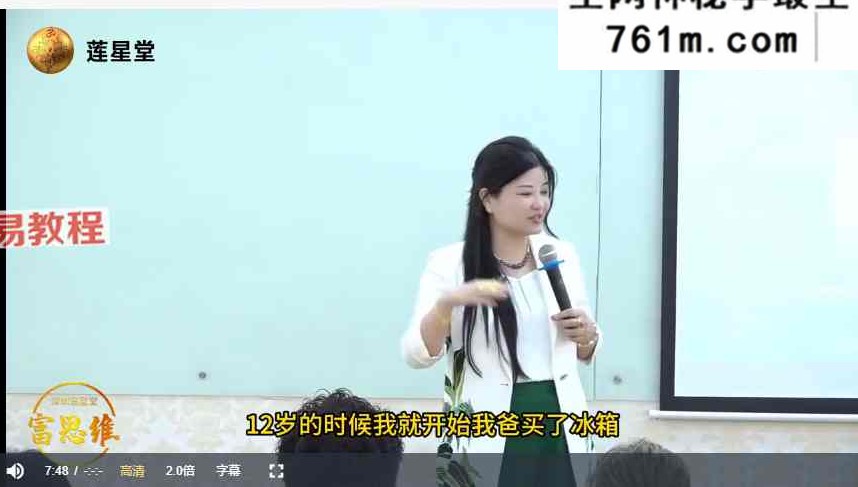 莲星老师2024年4月20-21号《富思维》深圳站课程回放 视频11集