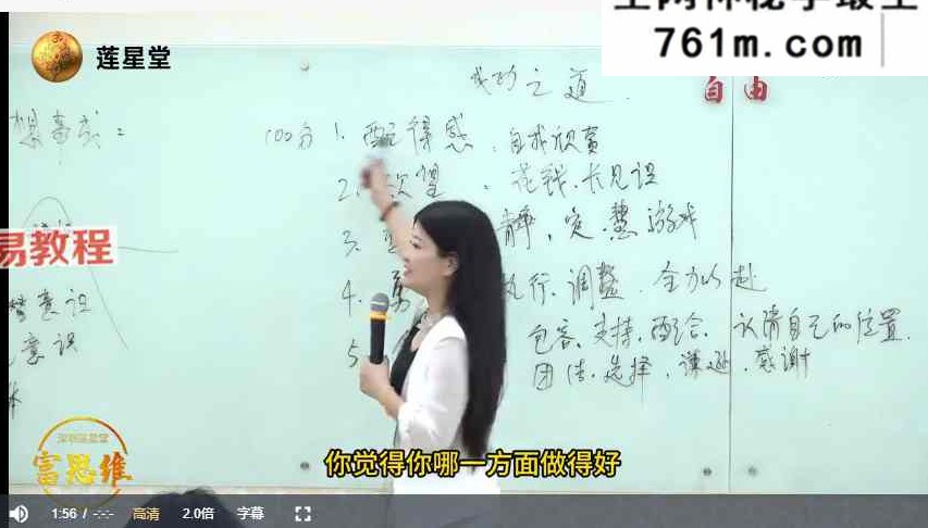 莲星老师2024年4月20-21号《富思维》深圳站课程回放 视频11集