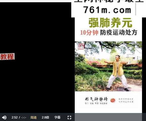 强肺养元·防疫运动处方9式【精讲】 形气神静修堂 视频14集