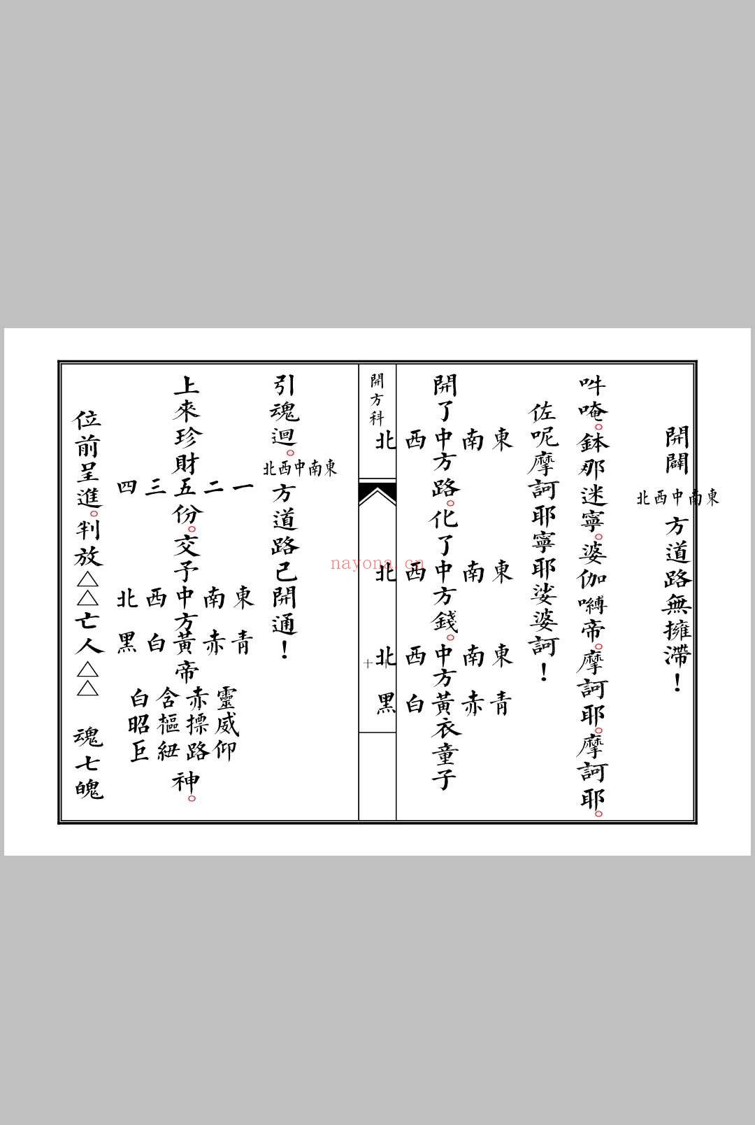 佛门开方科