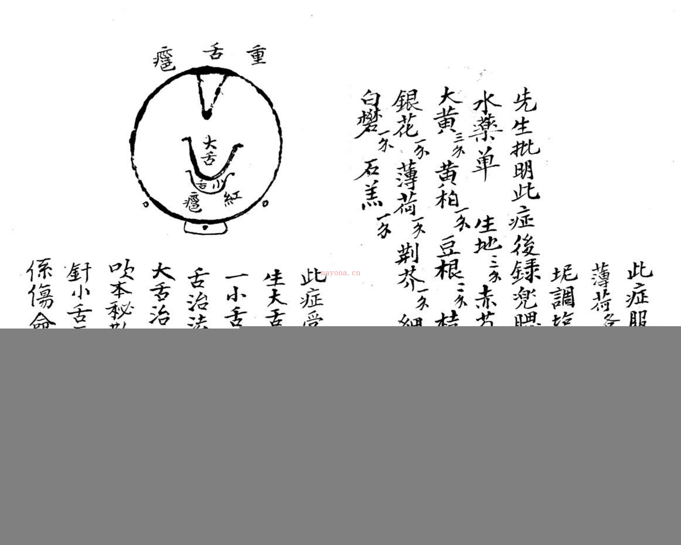 咽喉秘传