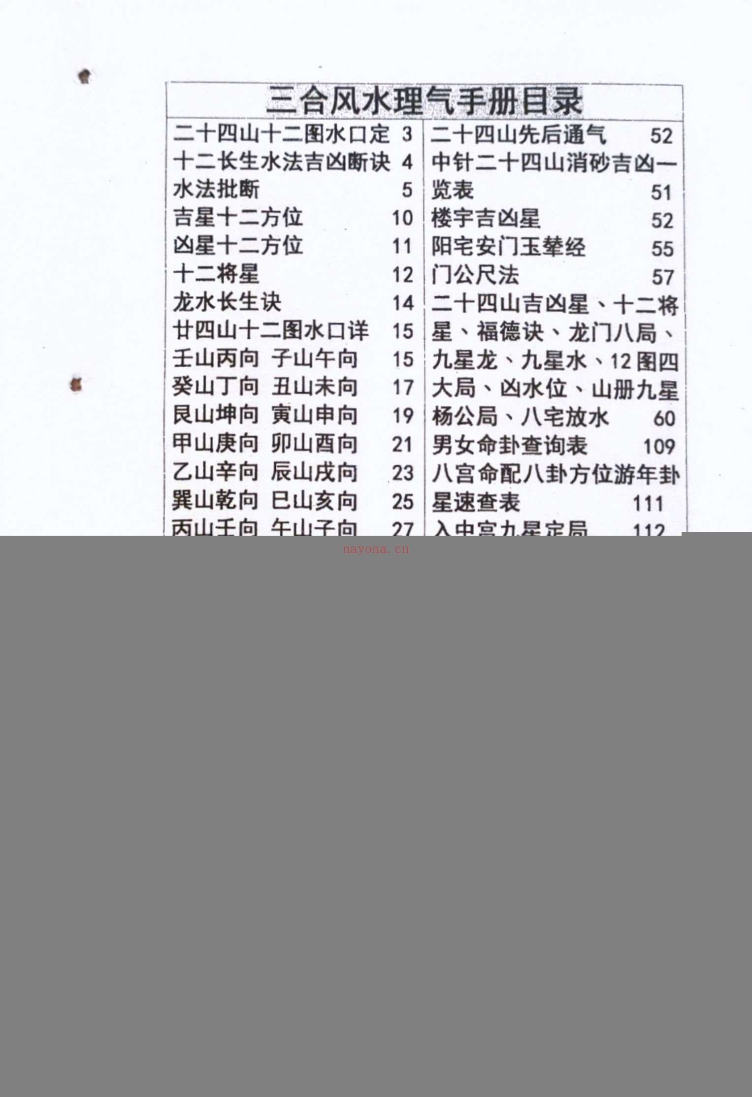 三合风水理气手册
