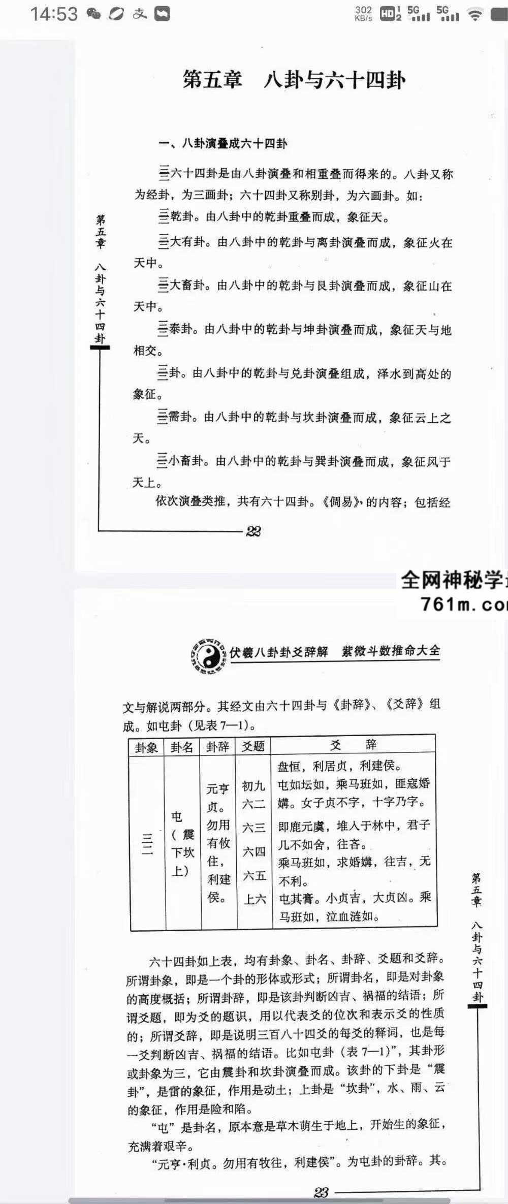 日鑫居士《伏羲八卦卦爻辞解紫微斗数推命大全》420页