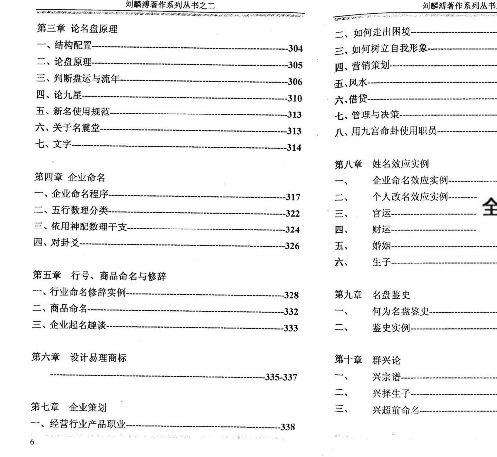 刘麟溥《姓名奇书》上册+下册 540页