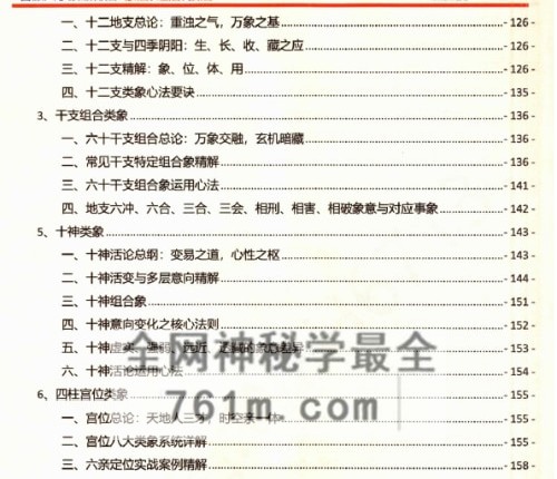 盲派八字顶级秘法象法理法技法上下册PDF电子书604页