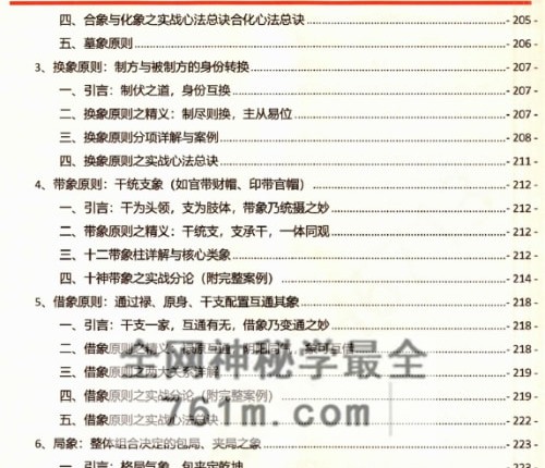 盲派八字顶级秘法象法理法技法上下册PDF电子书604页