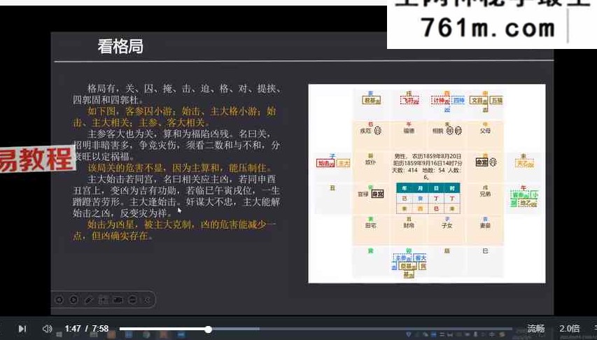 太乙命法 太乙人道法零基础入门课程 益十六 视频34集