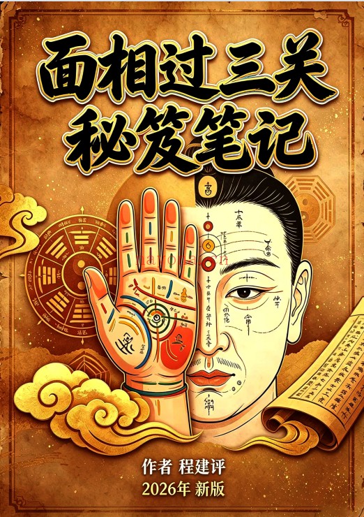 程建评相法过三关秘笈笔记186页PDF 面相教程