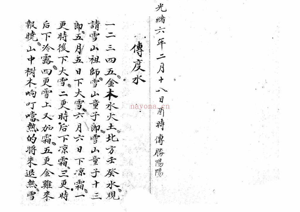 《光绪道医传度》