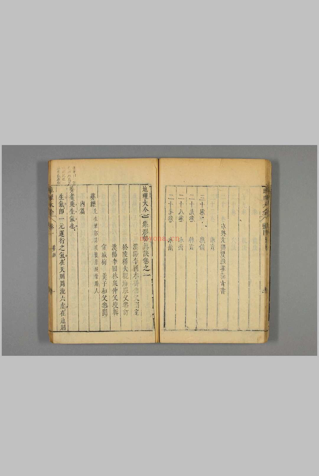 地理大全. 1-2集 李国木 删定 武林 崇善堂