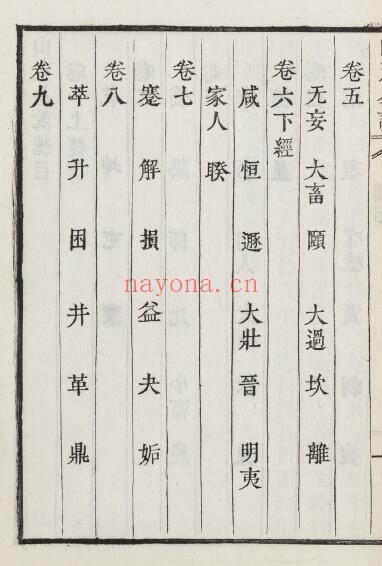 《山天易说》十二卷 6册