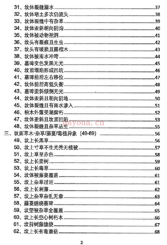 入坟神断《坟包200种问题200解》209页
