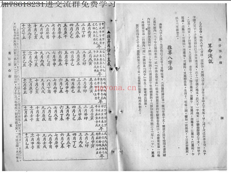 《真本鬼谷算命术》PDF电子书（57页）