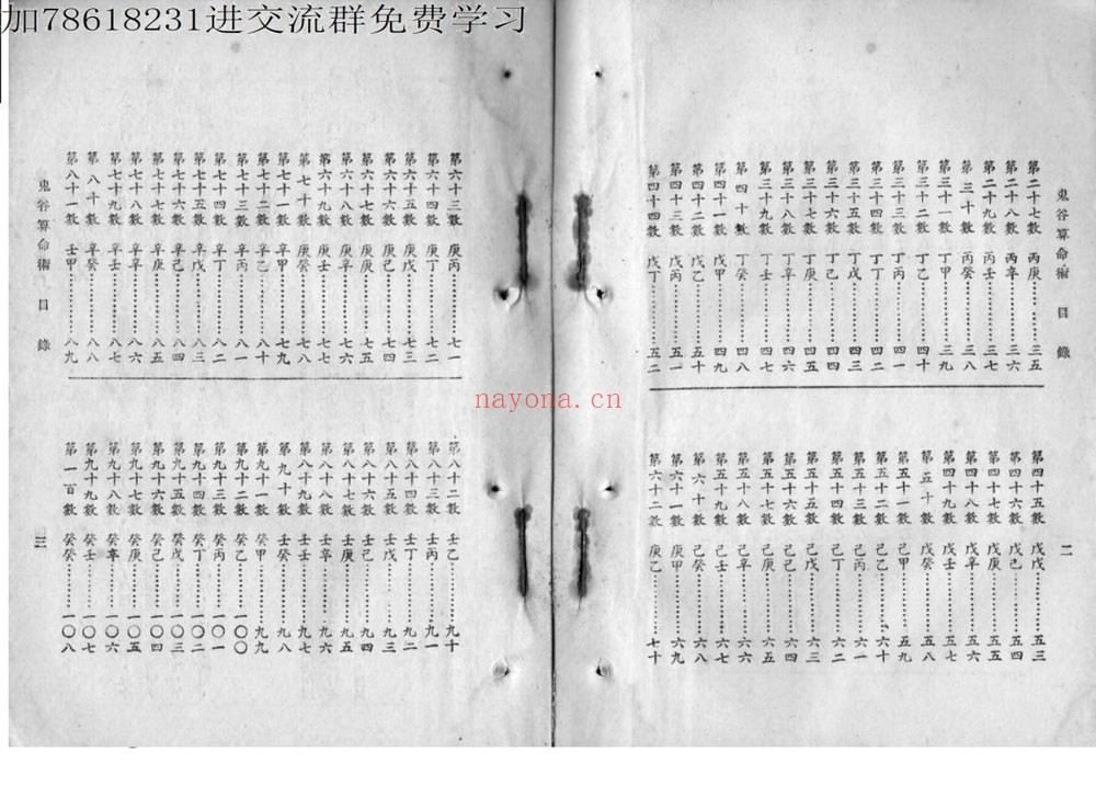 《真本鬼谷算命术》PDF电子书（57页）